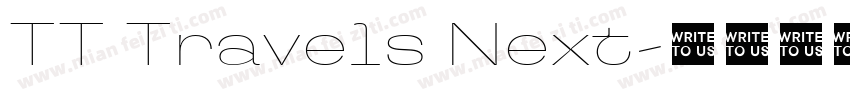TT Travels Next字体转换